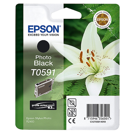 Epson T0591 Photo Black tintapatron eredeti C13T05914010 Liliom