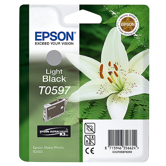 Epson T0597 Light Black tintapatron eredeti C13T05974010 Liliom