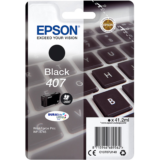 Epson T07U1 Black tintapatron eredeti C13T07U140 Billentyűzet