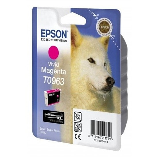 Epson T0963 Magenta tintapatron eredeti 13T09634010 Husky