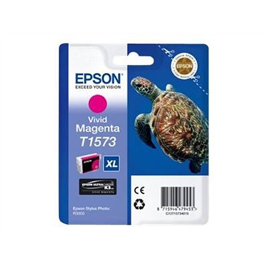 Epson T1573 Magenta tintapatron eredeti C13T15734010 Teknős