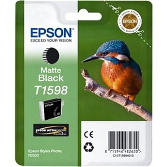 Epson T1598 Matt Black tintapatron eredeti C13T15984010 Jégmadár