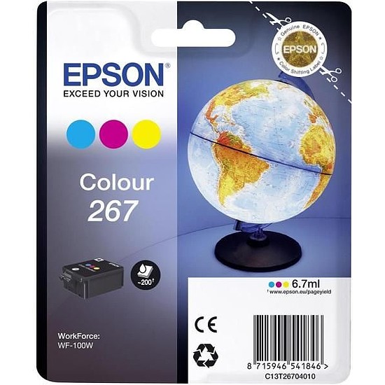 Epson T2670 Color tintapatron eredeti 6,7 ml C13T26704010 Földgömb