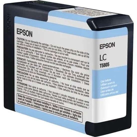 Epson T5805 Light Cyan tintapatron eredeti C13T580500