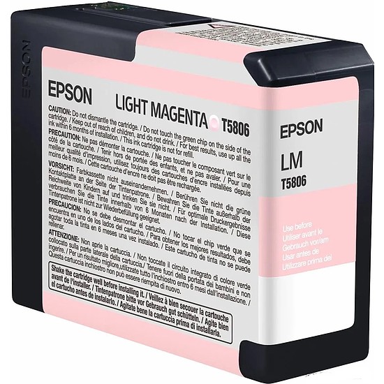 Epson T5806 Light Magenta tintapatron eredeti C13T580600