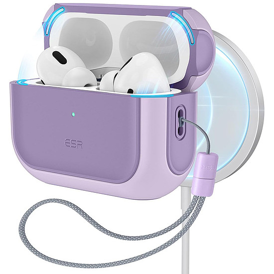 ESR - Orbit Hybrid HaloLock - Apple AirPods Pro 1/2 - Levendula