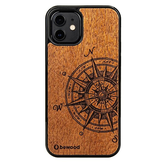 Fa tok iPhone 12/12 Pro Bewood Traveler Merbau telefonhoz