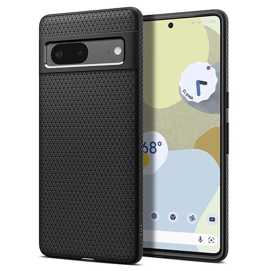 Fekete Spigen Liquid Air tok Google Pixel 7 telefonhoz