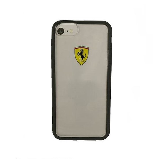 Ferrari Hardcase FEHCRFP7BK iPhone 7/8 /SE 2020 / SE 2022 átlátszó/fekete