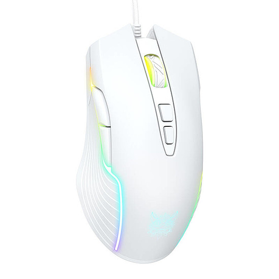 gamer egér onikuma CW905 white wired (CW905W)