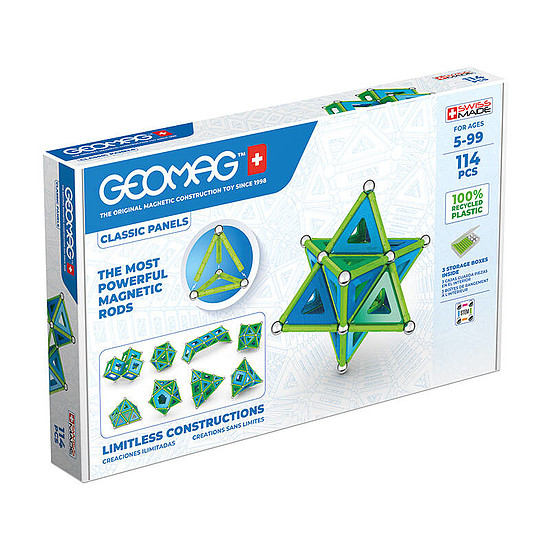 Geomag Classic Panels Recycled magnetic blocks 114 db GEO-473