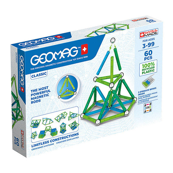 Geomag Classic Recycled magnetic blocks 60 db GEO-272