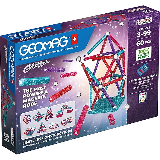 Geomag Glitter Recycled 60 db GEO-536