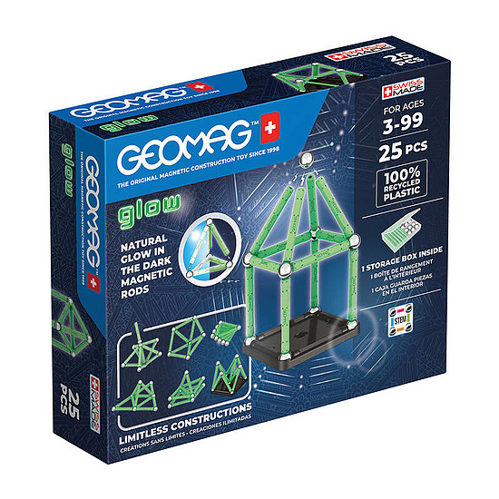 Geomag Glow Recycled Magnetic Blocks 25 db GEO-328