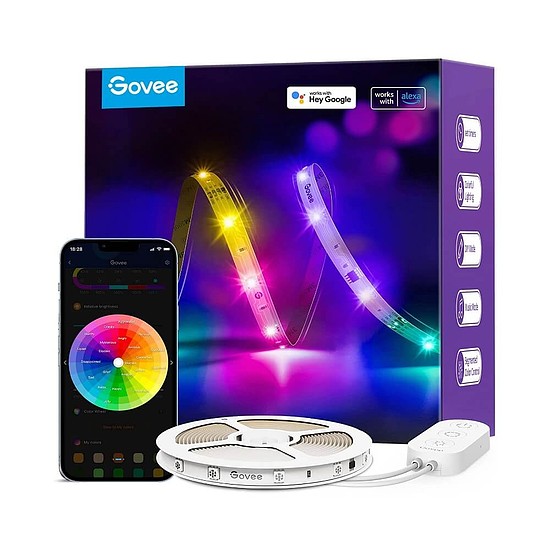 Govee RGBIC Basic Wi-Fi & Bluetooth LED Szalag 5 Méter (GOVH618A)