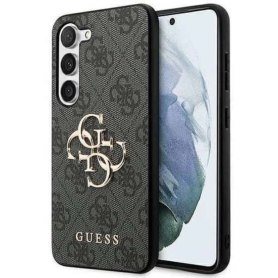 Guess 4G Big Metal Logo tok Samsung Galaxy A55-höz - fekete