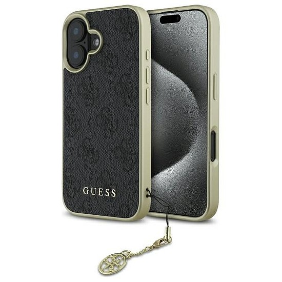 Guess 4G Charms Collection tok iPhone 16-hoz - fekete