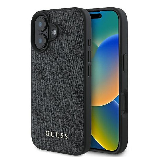 Guess 4G Classic iPhone 16 Plus tok - fekete