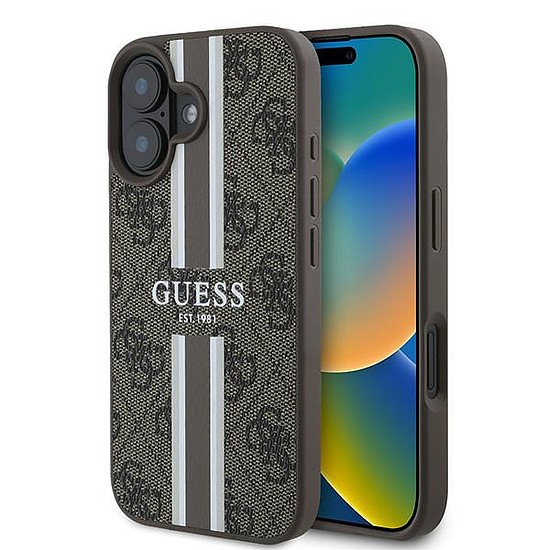 Guess 4G Printed Stripes MagSafe iPhone 16 Plus tok - barna