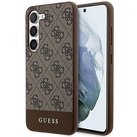 Guess 4G Stripe Collection tok Samsung Galaxy S24-hez - barna