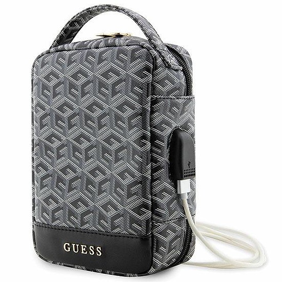 Guess Bag GUHBHGCFSEK Rendező fekete/fekete GCube Stripe