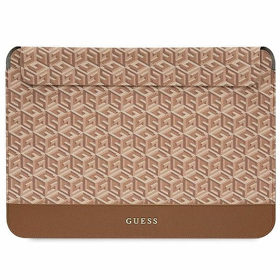 Guess GCube Stripes tok 14"-es laptophoz - barna