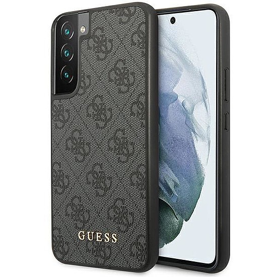 Guess GHUCS23MG4GFGR S23+ S916 szürke/szürke keménytokos 4G fém arany logo