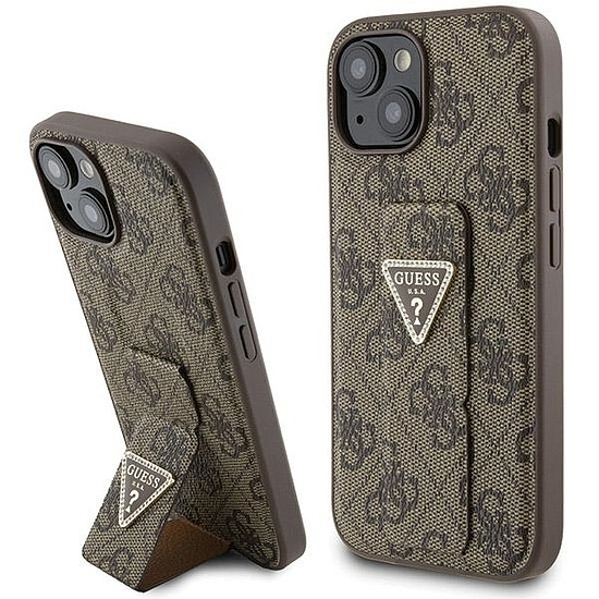 Guess Grip Stand 4G Triangle Strass tok iPhone 15-höz - barna