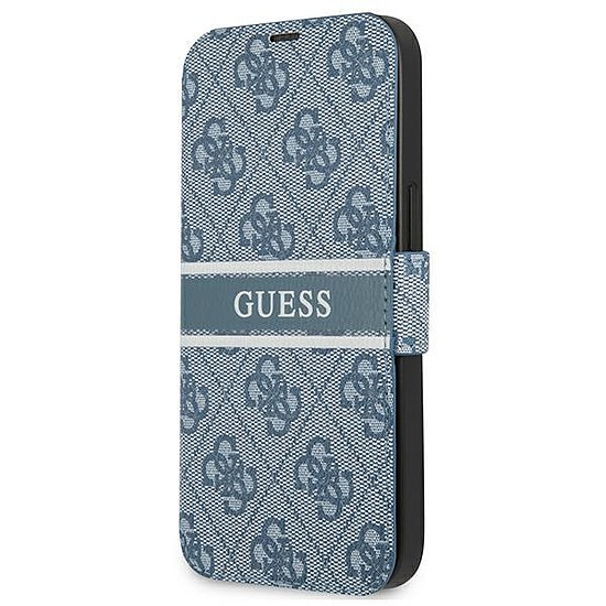 Guess GUBKP13S4GDBL iPhone 13 mini 5.4" kék/kék könyv 4G Stripe