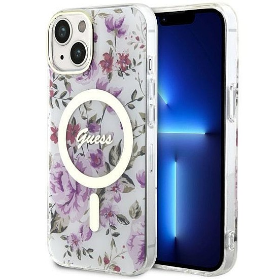 Guess GUHMP14MHCFWST iPhone 14 Plus 6,7" tok, Flower MagSafe