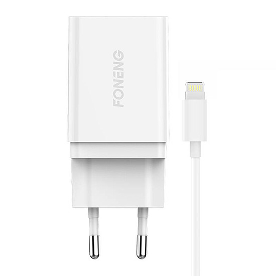 Gyorstöltő Foneng 1x USB K300 + USB Lightning kábel (K300 iPhone)