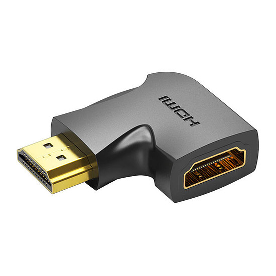 HDMI 90 fokos Adapter Vention 4K 60Hz, AIOB0, fekete (AIQB0)