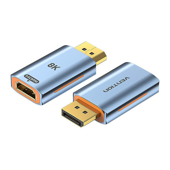 HDMI aljzat - Kijelző csatlakozódugós adapter Vention HFMH0 8K, kék (HFMH0)