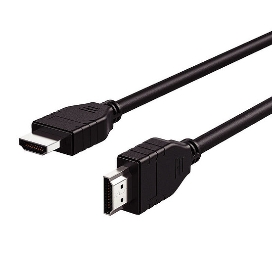 HDMI-HDMI 2.0 PVC RayCue kábel, 2 m fekete (CB102)