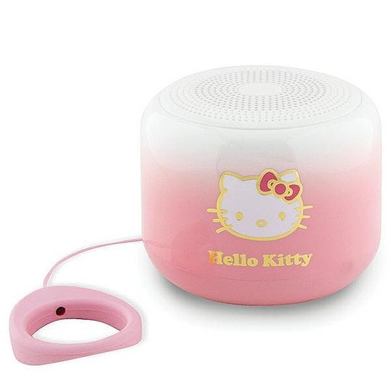 Hello Kitty Electroplate Gradient Bluetooth hangszóró - rózsaszín