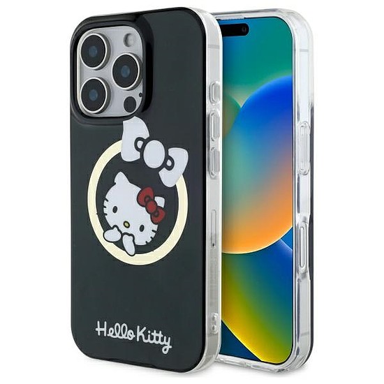 Hello Kitty IML Fun masni Magsafe iPhone 16 Pro Max tok - fekete