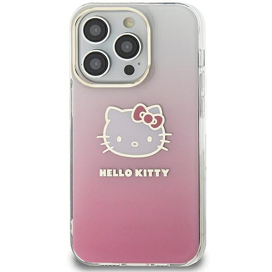 Hello Kitty IML Gradient Electrop Kitty Head tok Samsung Galaxy A55-höz - rózsaszín