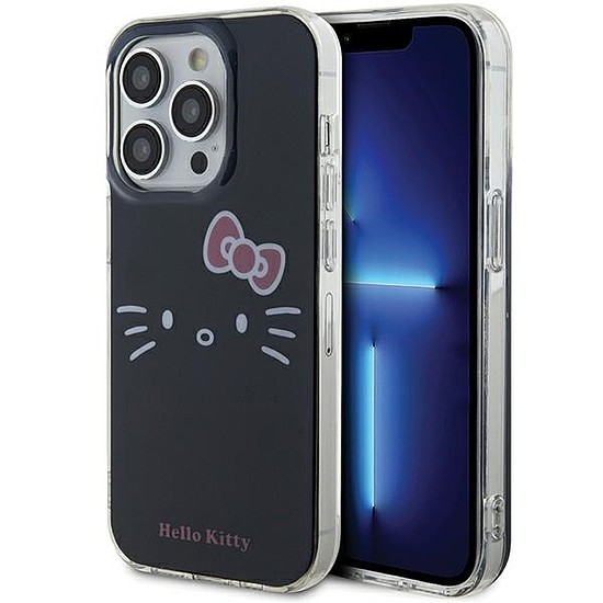 Hello Kitty IML Kitty Face tok iPhone 13 Pro / 13-hoz - fekete