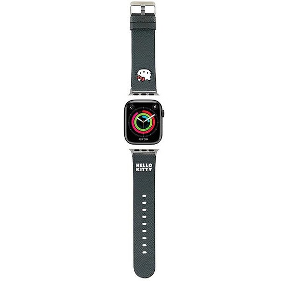 Hello Kitty Kitty fejpánt Apple Watch 38/40/41mm-hez - fekete