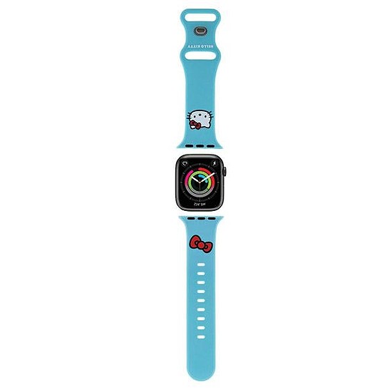 Hello Kitty szilikon Kitty fejpánt Apple Watch 38/40/41mm-hez - kék