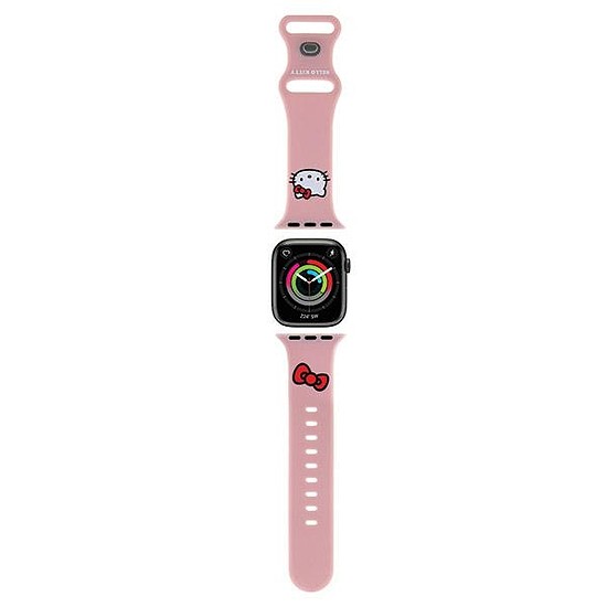 Hello Kitty szilikon Kitty fejpánt Apple Watch 38/40/41mm-hez - rózsaszín