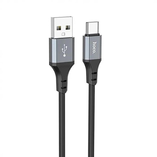 Hoco - Honest adatkábel (X92) - USB a Type-C-hez, 3A, 3m - Fekete