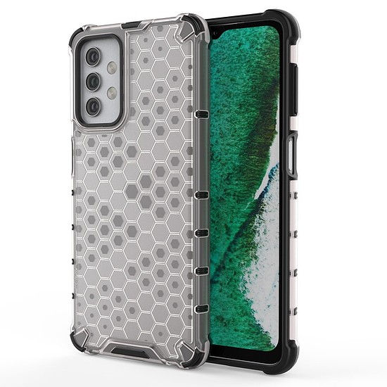 Honeycomb Case páncélburkolat TPU bumper Samsung Galaxy A32 5G átlátszó