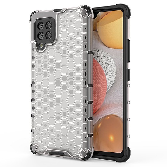 Honeycomb Case páncélburkolat TPU bumper Samsung Galaxy A42 5G átlátszó