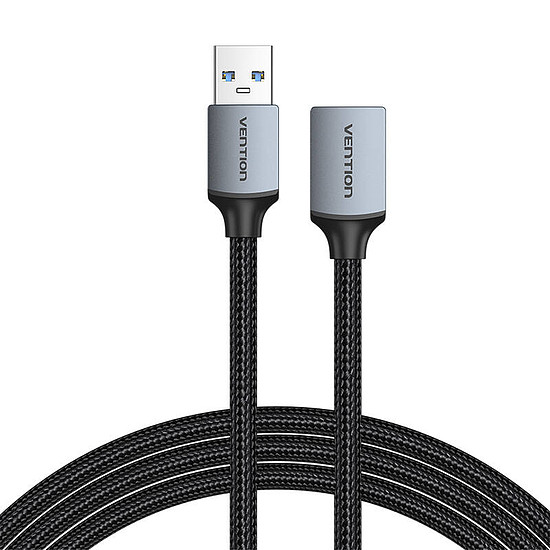 Hosszabbítókábel USB 3.0, dugasz USB-csatlakozó USB-A, szellőző 2 m, fekete (CBLHH)