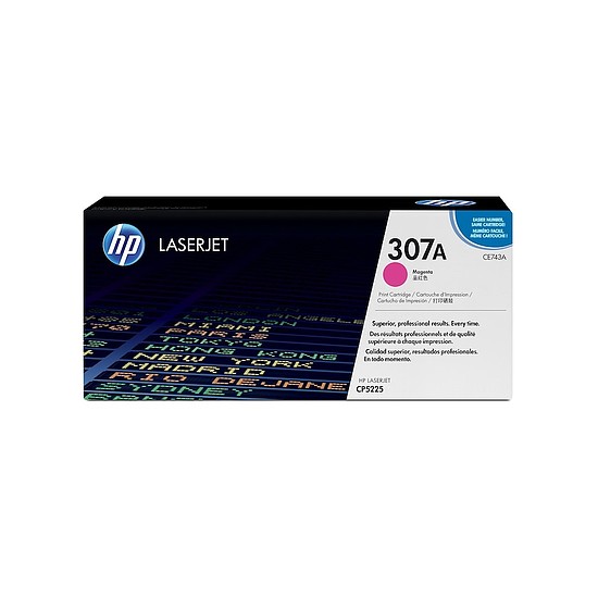 HP CE743A No.307A Magenta lézertoner eredeti 7,3K