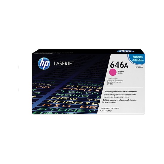 HP CF033A No.646A Magenta lézertoner eredeti 12,5K