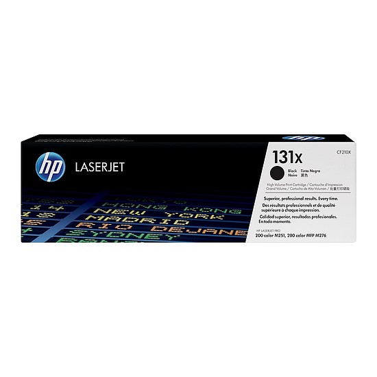 HP CF210X No.131X Black lézertoner eredeti 2,4K