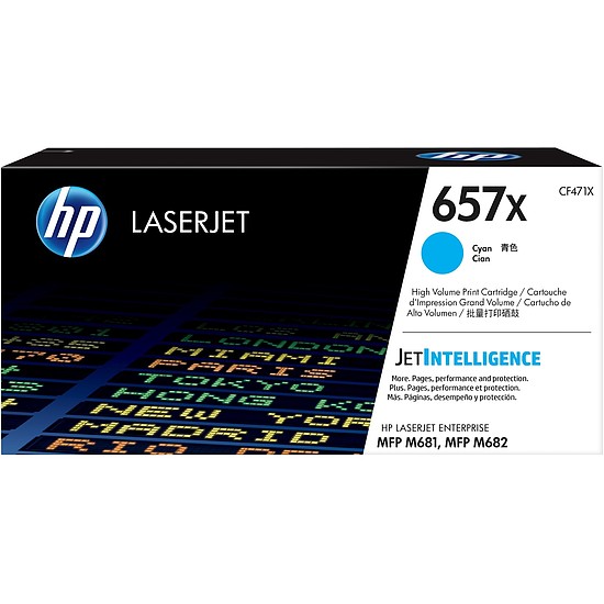 HP CF471X No.657X Cyan lézertoner eredeti 23K