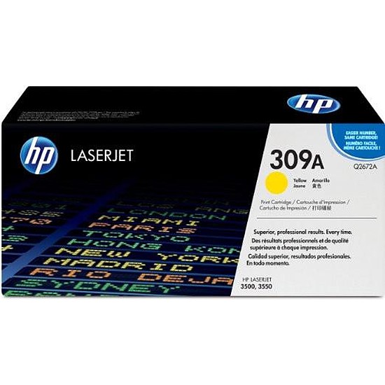 HP Q2672A No.309A Yellow lézertoner eredeti 4K megszűnő